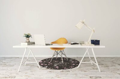 Tapete para cadeira de escritório Garças e flores