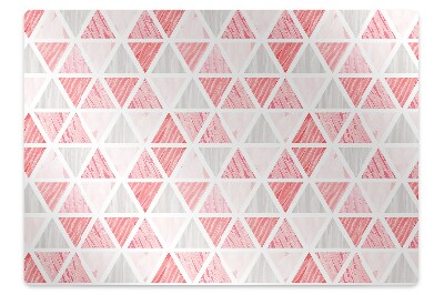 Tapete para escritório Triângulos rosa
