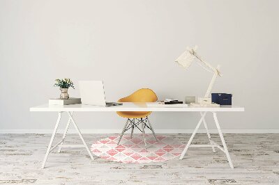 Tapete para escritório Triângulos rosa