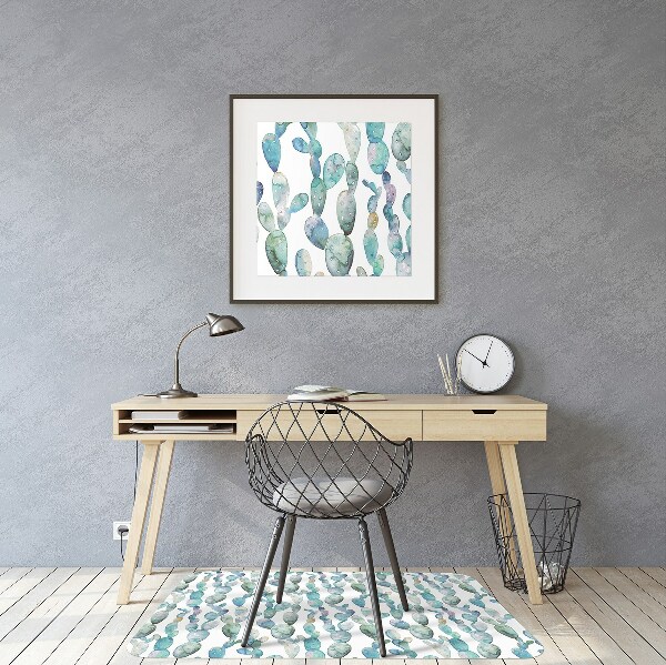 Tapete escritório Cactos aquarela