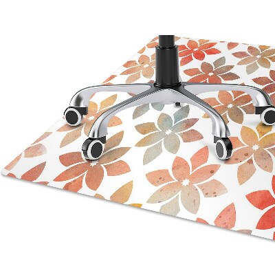 Tapete para cadeira de escritório Padrão floral
