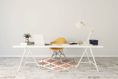 Tapete para cadeira de escritório Padrão floral