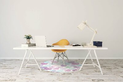 Tapete para escritório Gotas coloridas