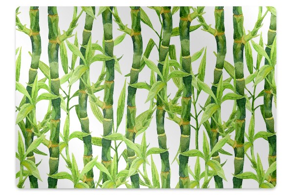 Tapete para cadeira de escritório Bambu