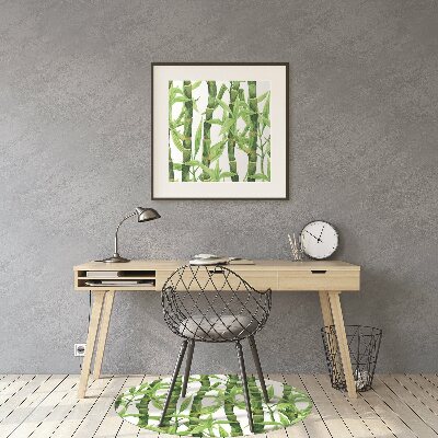 Tapete para cadeira de escritório Bambu