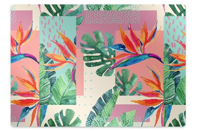 Tapete para cadeira de escritório Mosaico tropical