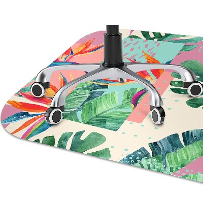 Tapete para cadeira de escritório Mosaico tropical