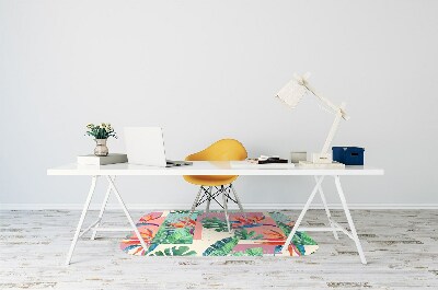 Tapete para cadeira de escritório Mosaico tropical