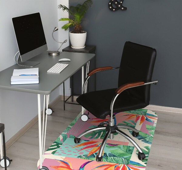 Tapete para cadeira de escritório Mosaico tropical