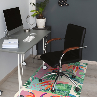 Tapete para cadeira de escritório Mosaico tropical