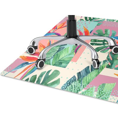 Tapete para cadeira de escritório Mosaico tropical