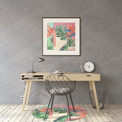 Tapete para cadeira de escritório Mosaico tropical