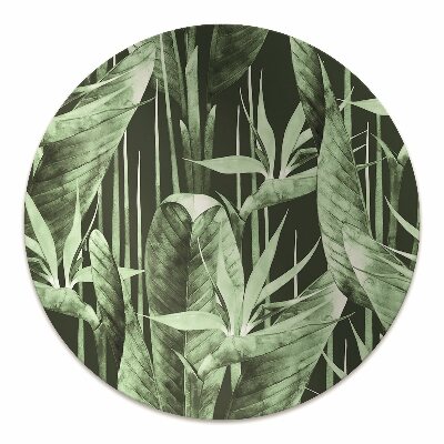 Tapete para escritório Folhas escuras