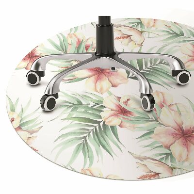 Tapete para escritório flores havaianas