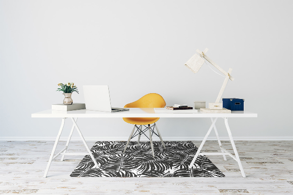 Tapete escritório Folhas pretas