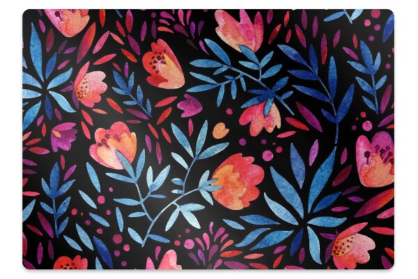 Tapete para escritório Padrão floral
