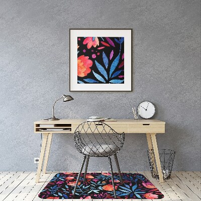 Tapete para escritório Padrão floral