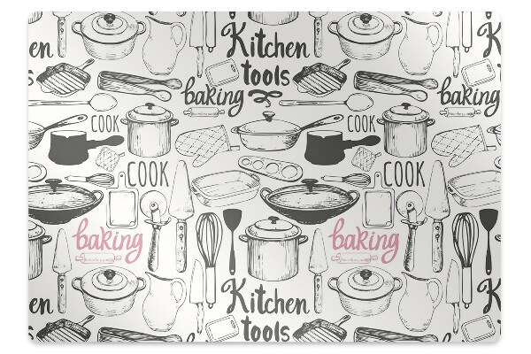 Tapete para cadeira de escritório Motivos de cozinha