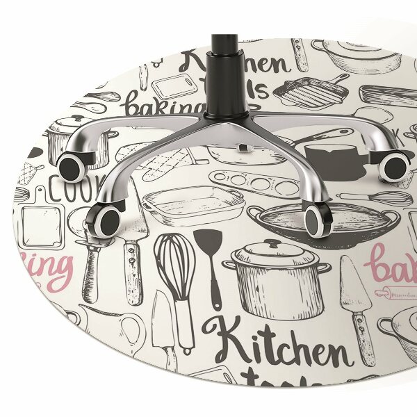 Tapete para cadeira de escritório Motivos de cozinha