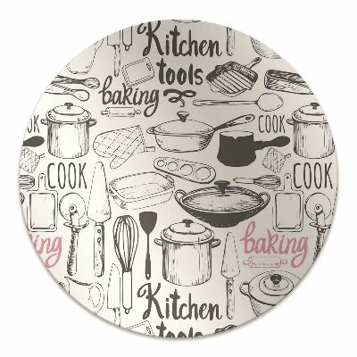 Tapete para cadeira de escritório Motivos de cozinha