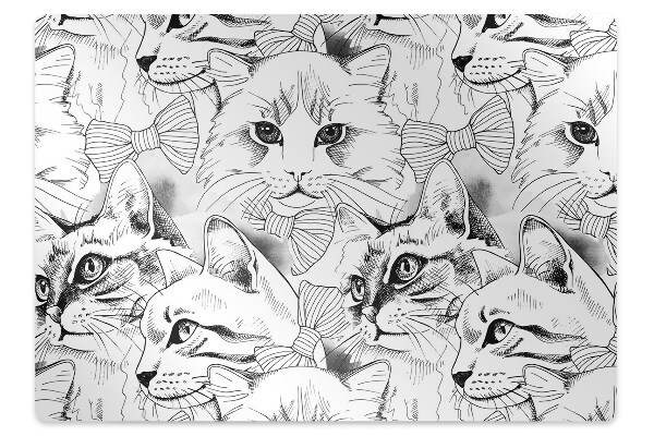 Tapete para escritório Gatos esboçados
