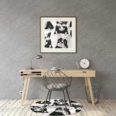 Tapete para escritório Cães felizes