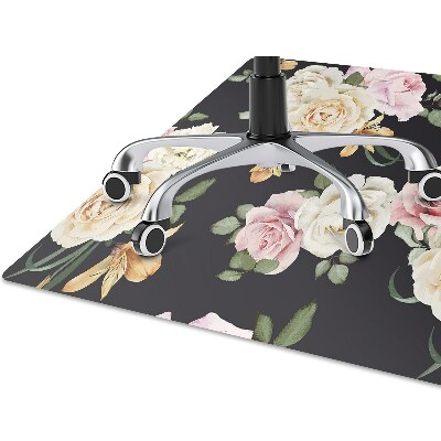 Tapete para cadeira de escritório Rosas vintage