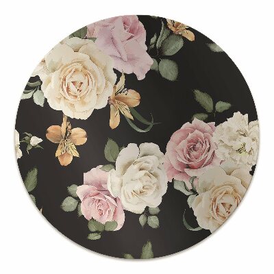 Tapete para cadeira de escritório Rosas vintage