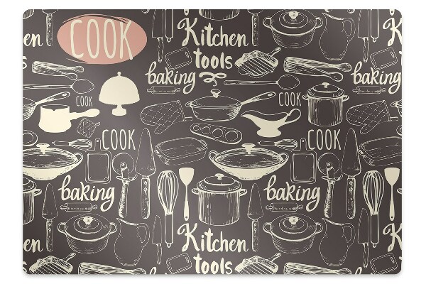 Tapete escritório Utensílios de cozinha