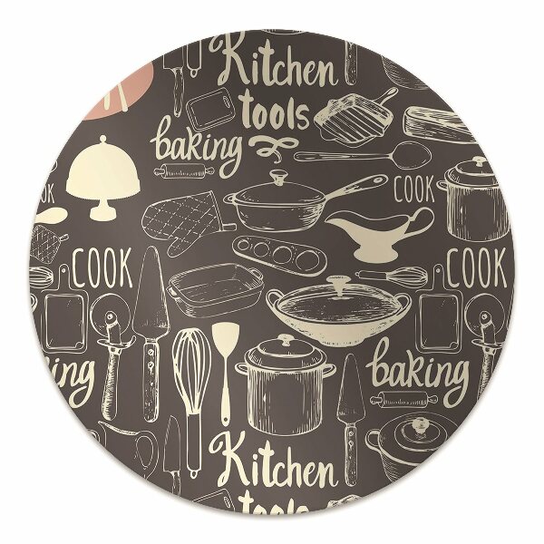 Tapete escritório Utensílios de cozinha