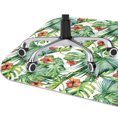 Tapete para escritório folhas havaianas