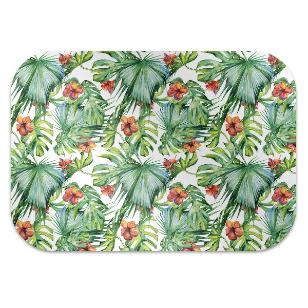 Tapete para escritório folhas havaianas