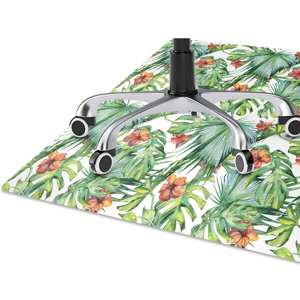 Tapete para escritório folhas havaianas
