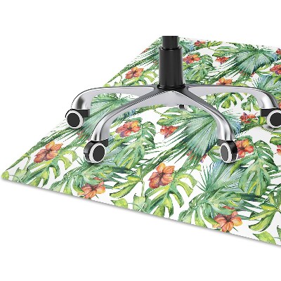 Tapete para escritório folhas havaianas