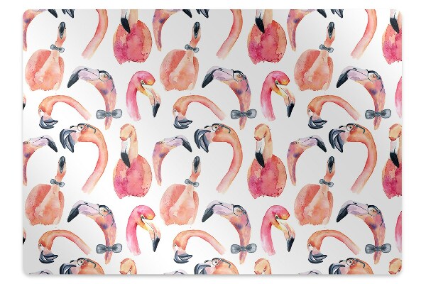 Tapete escritório Flamingos Loucos