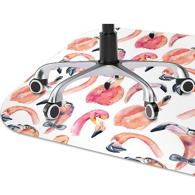 Tapete escritório Flamingos Loucos