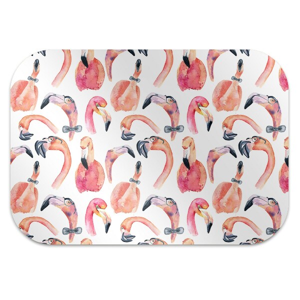 Tapete escritório Flamingos Loucos