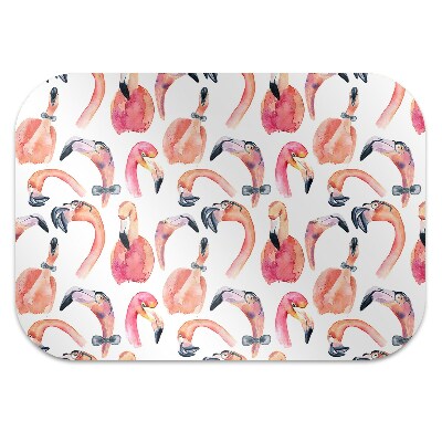 Tapete escritório Flamingos Loucos