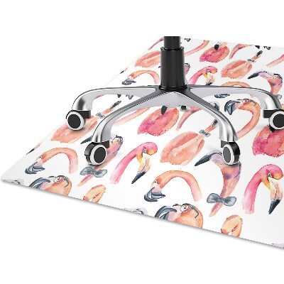 Tapete escritório Flamingos Loucos