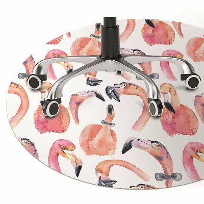 Tapete escritório Flamingos Loucos
