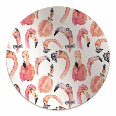 Tapete escritório Flamingos Loucos