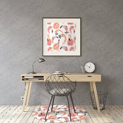 Tapete escritório Flamingos Loucos