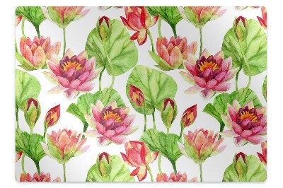 Tapete para escritório Folhas de flor de lótus