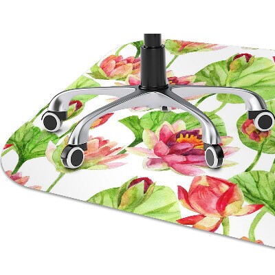 Tapete para escritório Folhas de flor de lótus