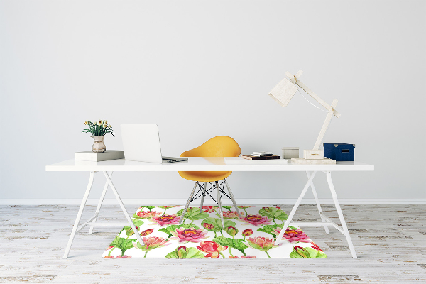 Tapete para escritório Folhas de flor de lótus