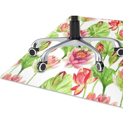 Tapete para escritório Folhas de flor de lótus