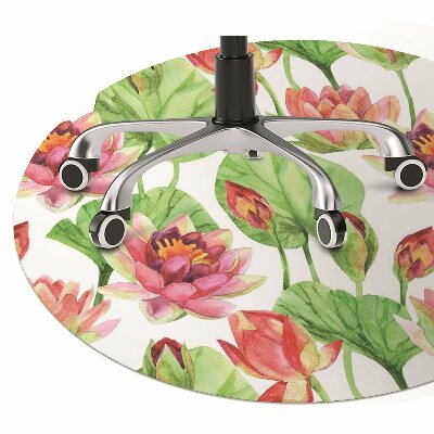 Tapete para escritório Folhas de flor de lótus