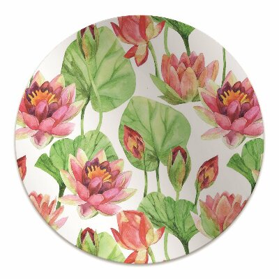 Tapete para escritório Folhas de flor de lótus