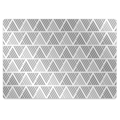 Tapete para cadeira de escritório Padrão triangular