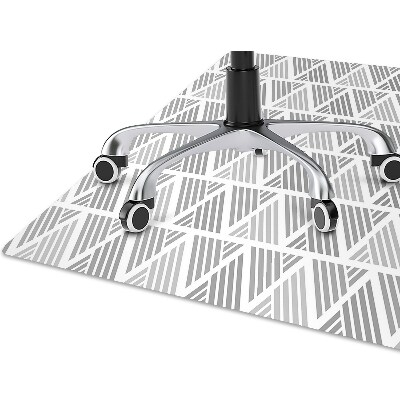 Tapete para cadeira de escritório Padrão triangular